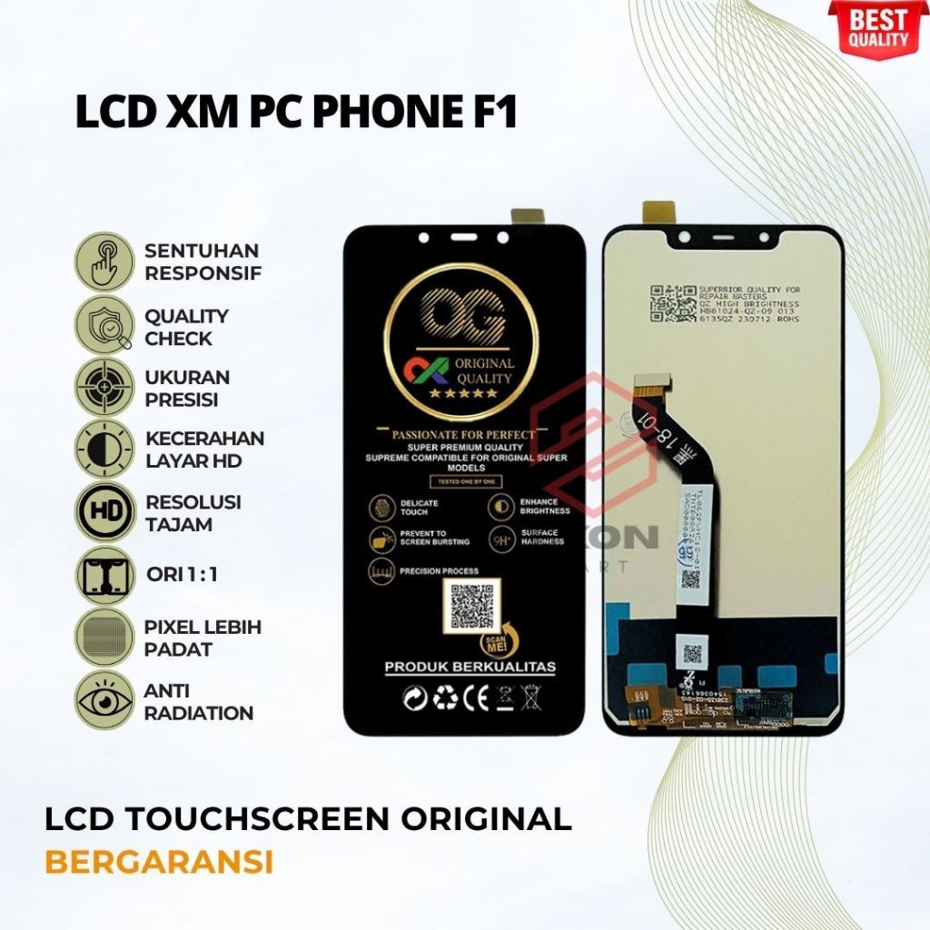 LCD TOUCHSCREEN XIAOMI POCOPHONE F1 / LCD POCOPHONE F1 / LCD POCO F1 FULLSET