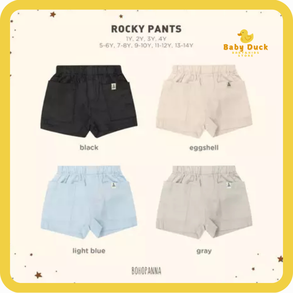 BOHOPANNA - ROCKY PANT - CELANA ANAK
