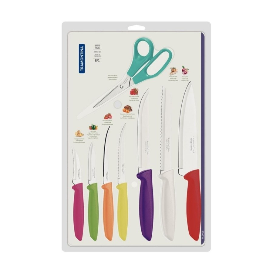 Pisau Set 8pcs Knife Set Plenus by Tramontina 23498917