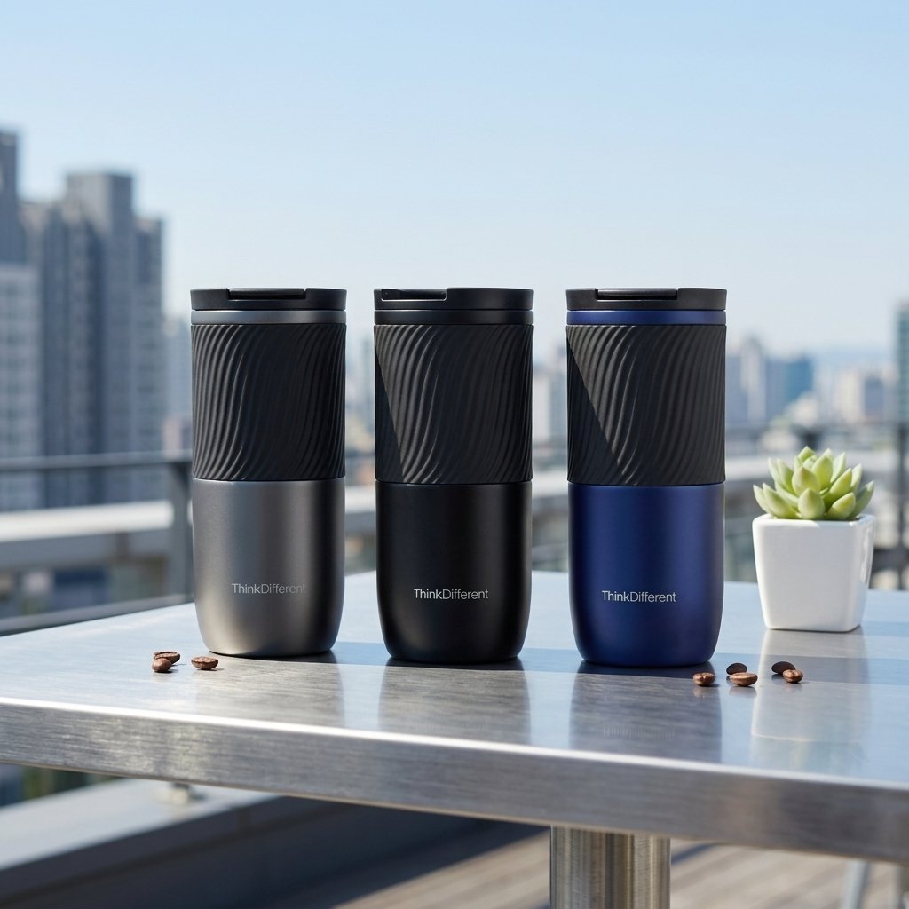 Orinoco Mug Gelas TS-107 Coffee mug fancy Stainless Double Wall 550ML  Mug Anti Tumpah Tahan Panas &