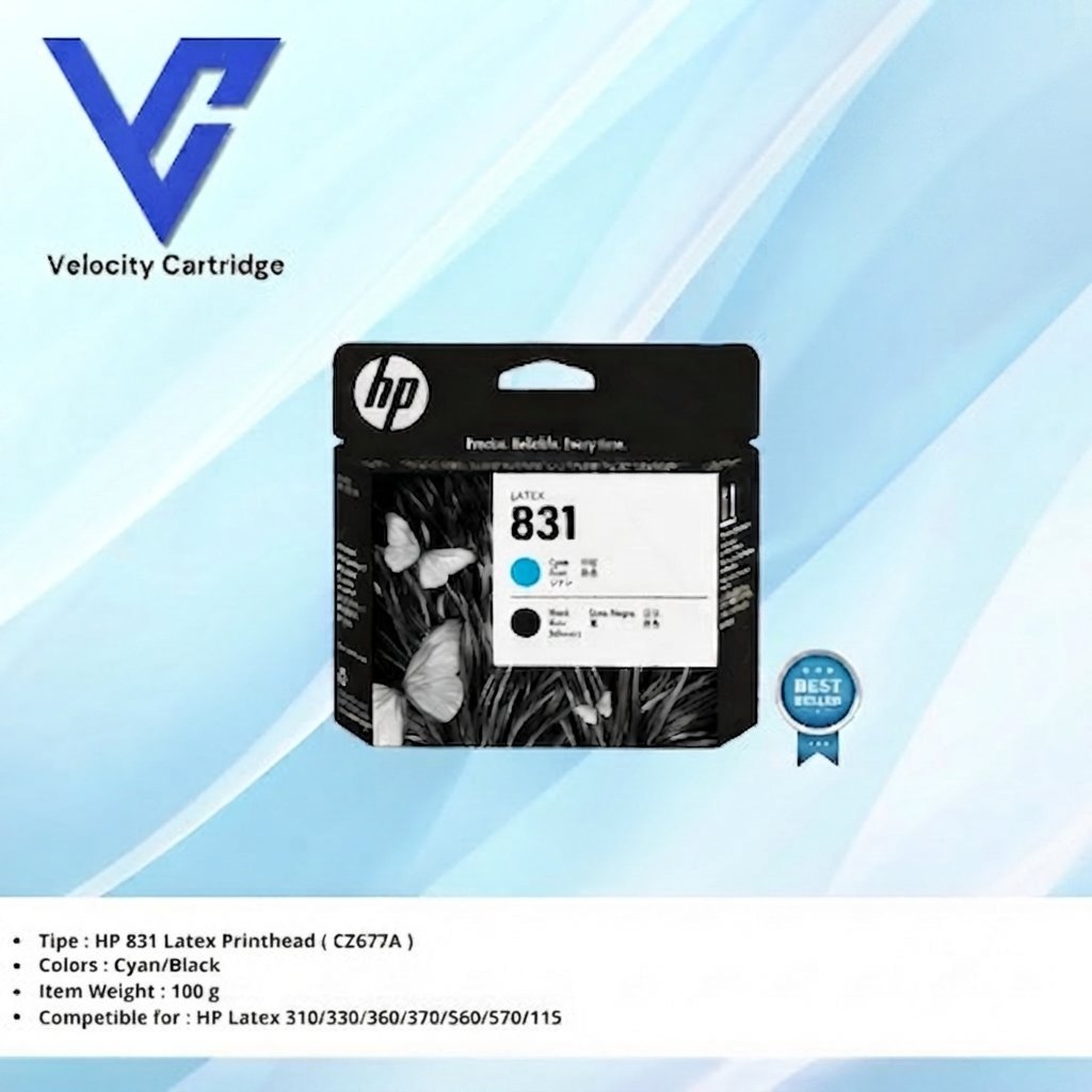 Printhead HP 831 Cyan & Black (HP CZ678A Printhead) ORIGINAL