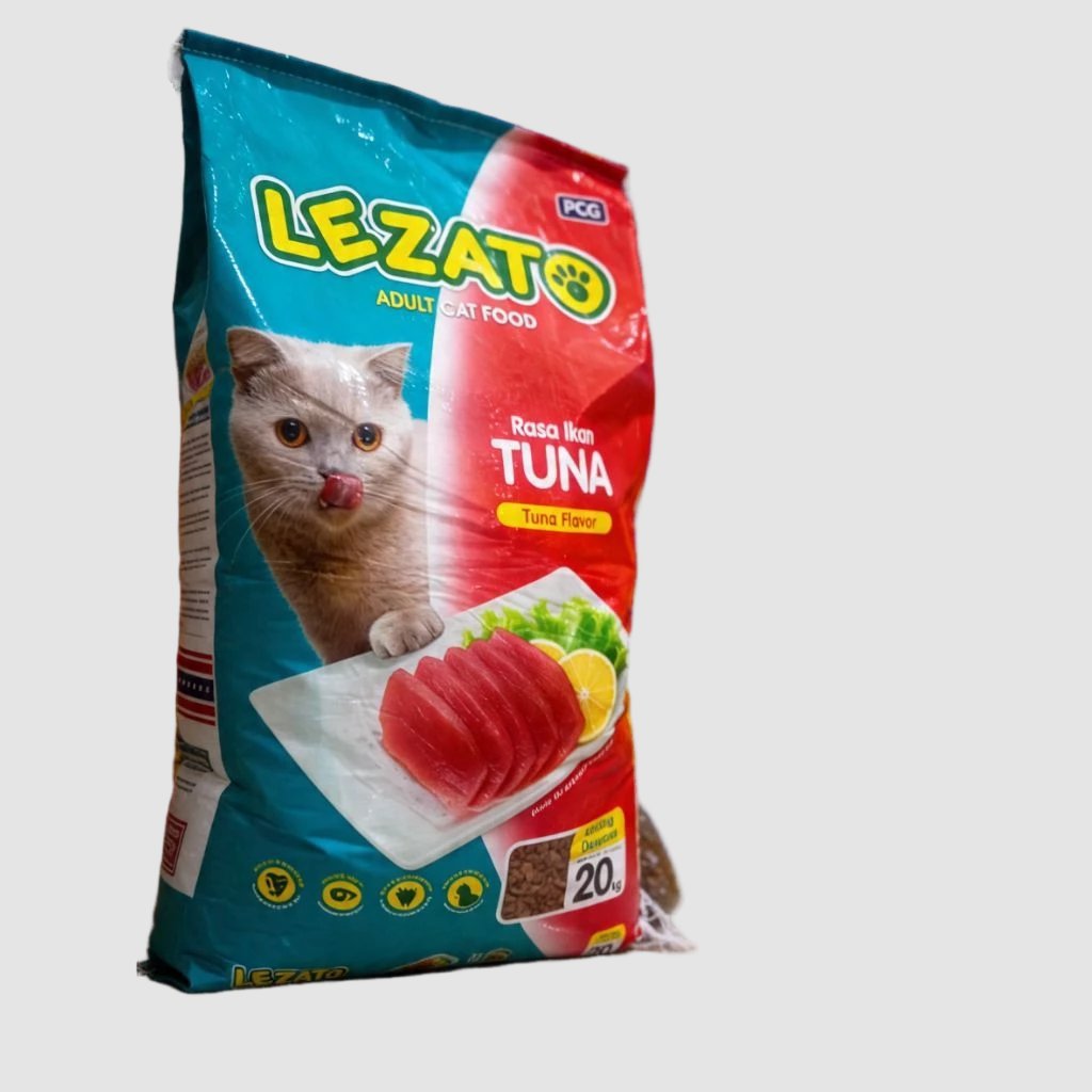 LEZATO TUNA 20KG (EKPEDISI) MAKANAN KUCING DEWASA LEZATO TUNA 20KG
