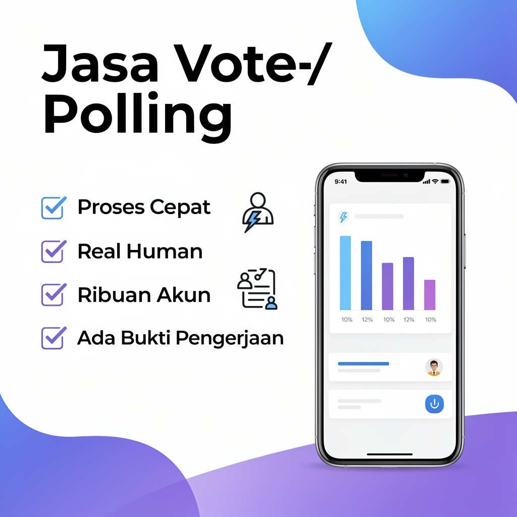 Jasa Vote IG FB TWITTER Youtube Vote Instagram Polling Semua social media bisa 