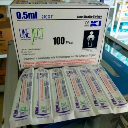 Seyu- Syringe 0,5 Ml ONEJECT Per 10Pcs
