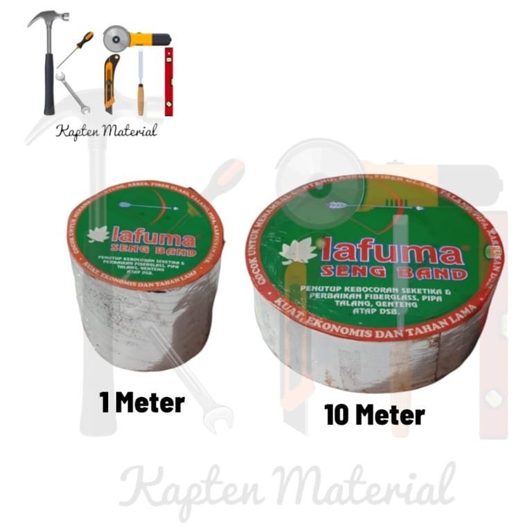 Seng Band Besar Anti Bocor Besar | Isolasi Atap Genteng Kecil | Lem Talang | Lakban Perekat Anti Boc