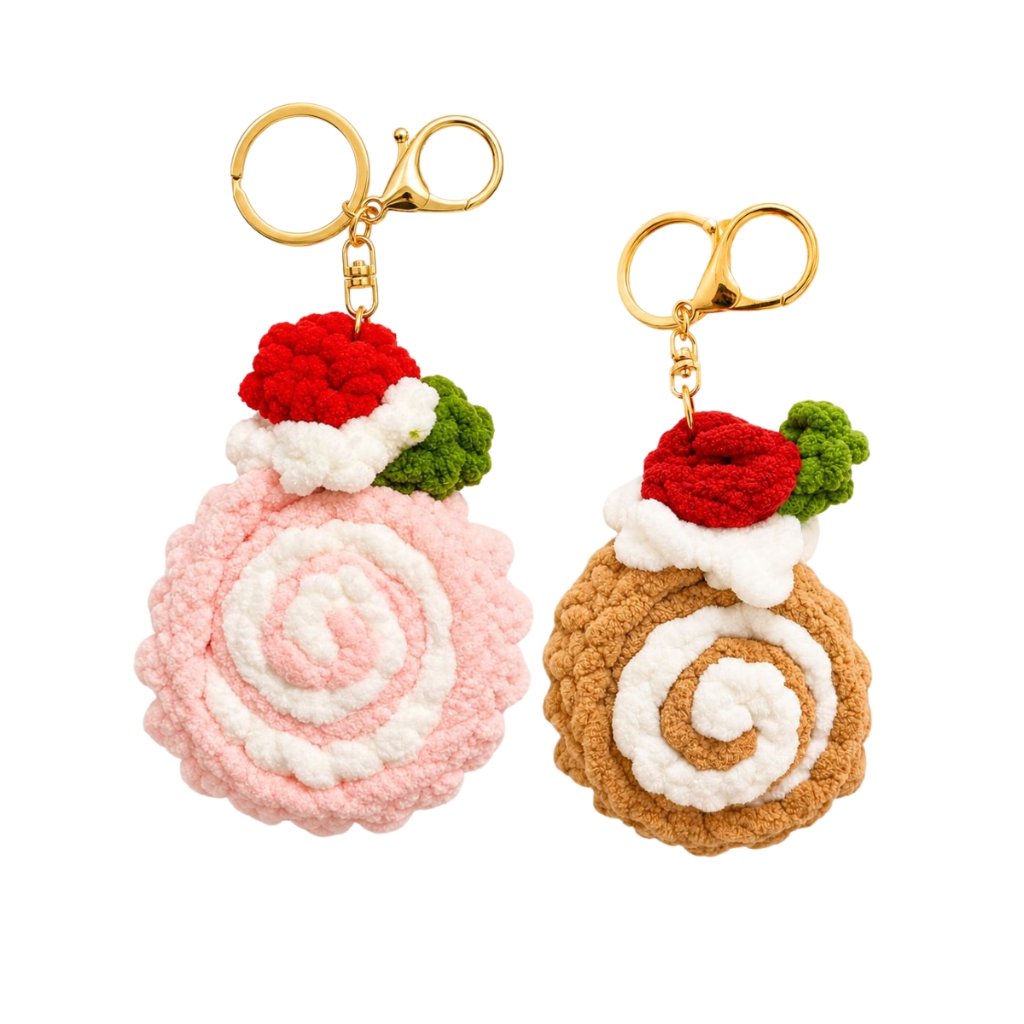 CLA - Cinnamon Cake Roll Bag Plush / Gantungan Boneka Tas Cinnamon Cake