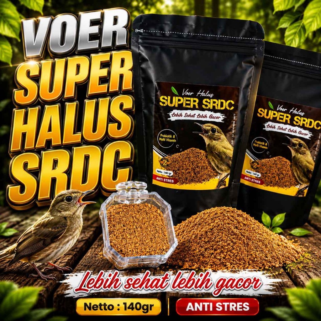 SUPER SRDC VOER RACIKAN KHUSUS UNTUK BURUNG SRDC GACOR