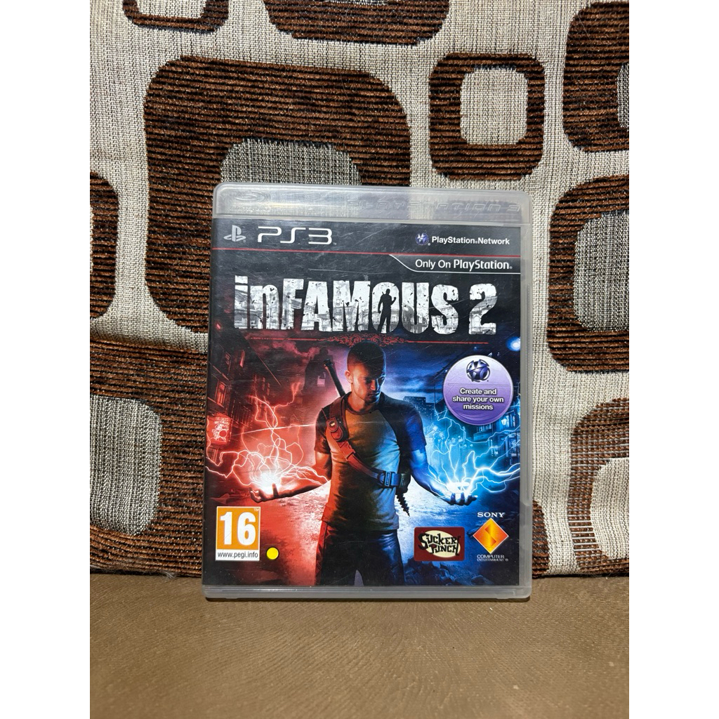 Bd Kaset Infamous 2 Ps3 Games Playstation 3 Game Action Adventure
