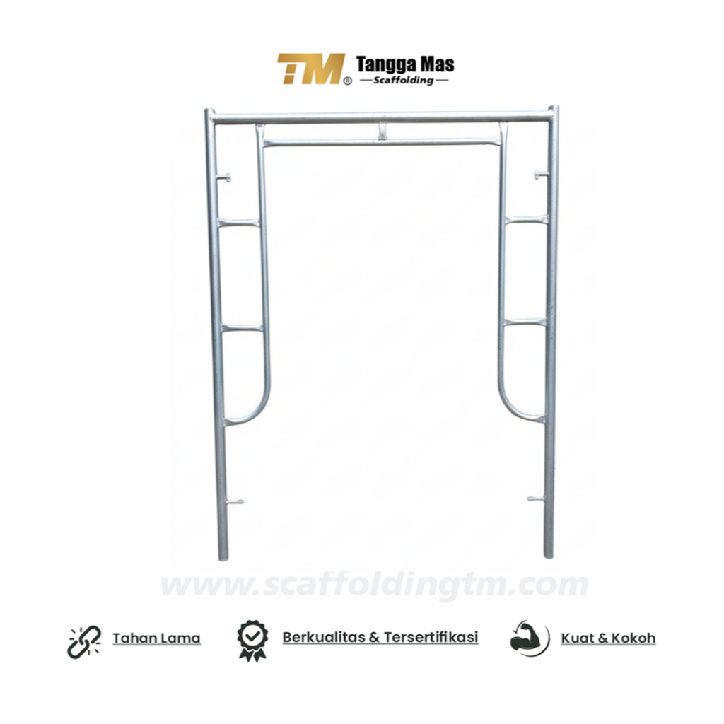 MAIN FRAME GALVANIS (FRAME ONLY) - SCAFFOLDING GALVANIZED - SCAFFOLDING TANGGA MAS