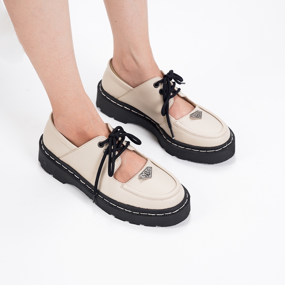 CEKHAS - Kama Cream Shoes Loafer Wanita