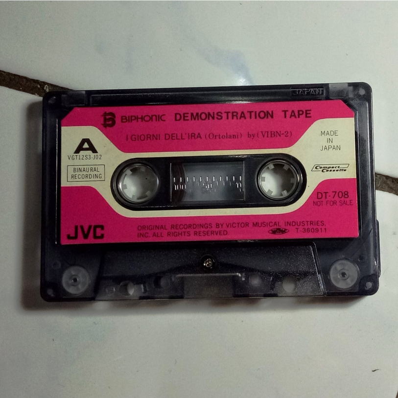 DEMONSTRATION TAPE - JVC BIPHONIC - Kaset Tanpa Cover