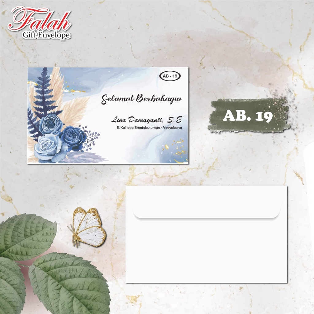 Amplop Kondangan Nikahan Motif Falah Murah