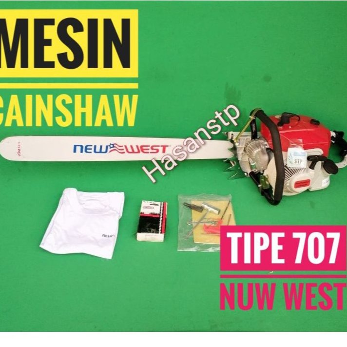 Mesin Chainsaw/Gergaji Mesin 707 New West