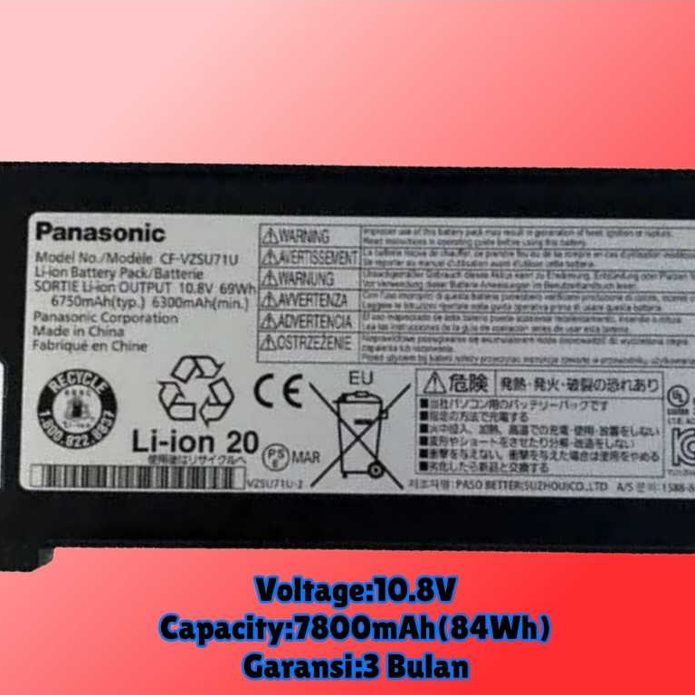 Battery CF-VZSU71U Genuine Panasonic CF-30 CF-31 CF-53