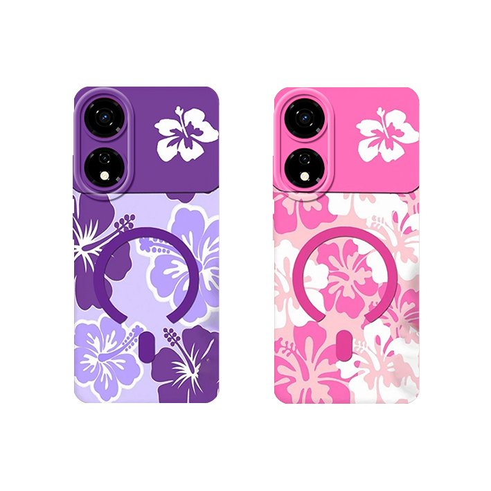 [KOTAK43] Case Lentur for ITEL P55 5G - Fashion Case Lentur magsafe bunga All Type Handphone