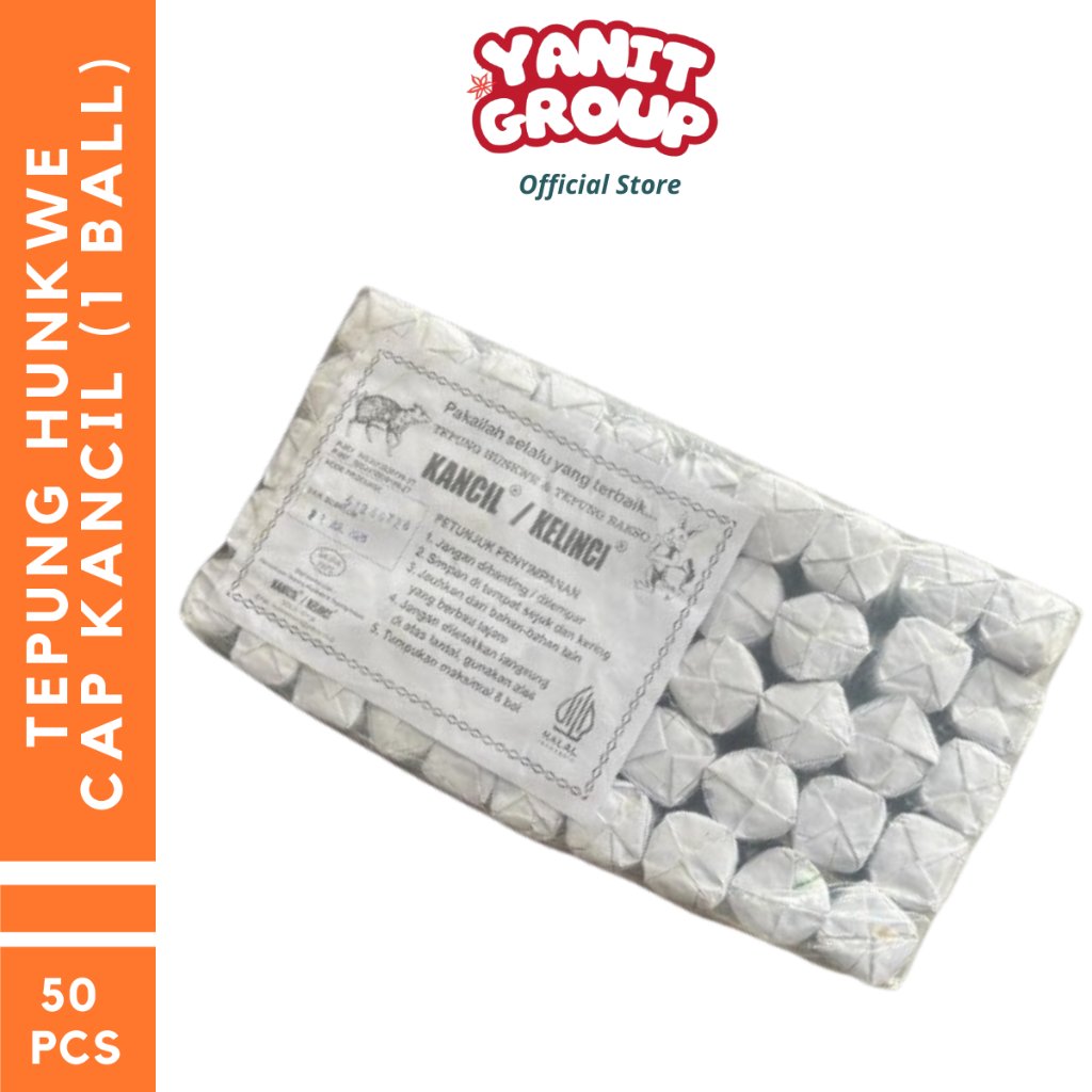 Tepung Hunkwe Cap Kancil 120gr 1 Ball Isi 50 Pcs Tepung Hun Kwe