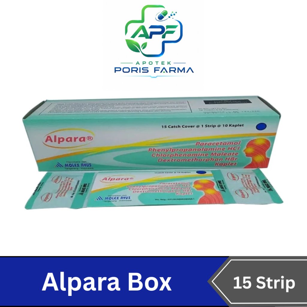 Alpara Tablet Box Isi 150 kaplet - Obat Demam, Batuk & Pilek