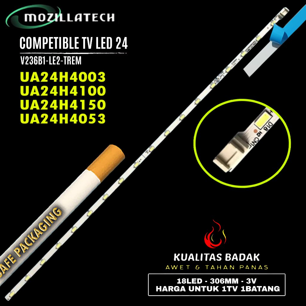 LAMPU LED BACKLIGHT SAMSUNG UA24H4003 UA24H4150 UA24H4053 BACKLIGHT SAMSUNG 24H4003 24H4150 24H4053
