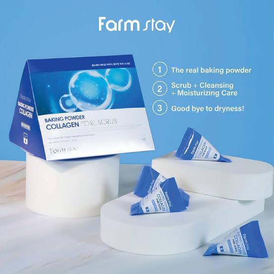 Farm Stay Baking Powder Collagen Pore Scrub 7g x 5pcs