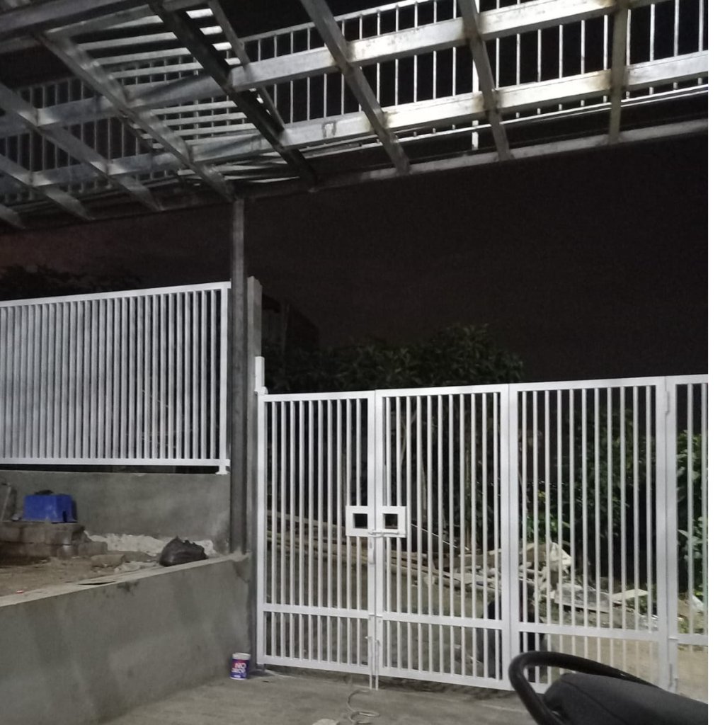Pagar Besi Hollow Lipat Minimalis Rumah Modern