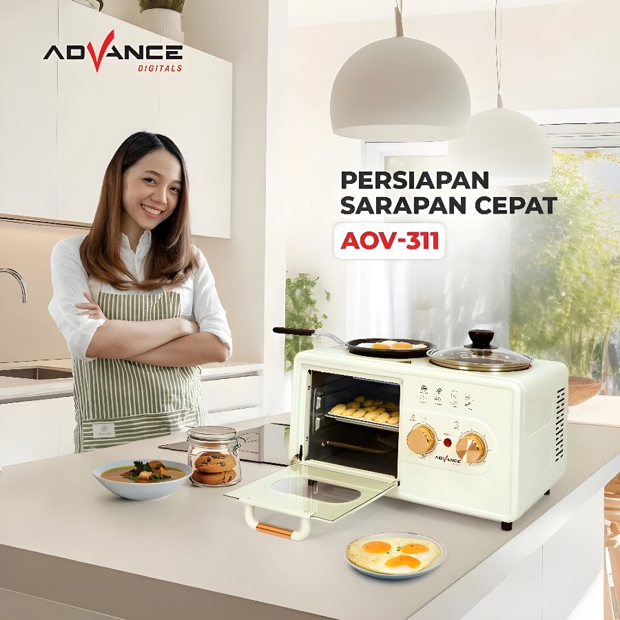 Mesin Sarapan Multifungsi / Breakfast Machine AOV-311 Advance 7 Liter