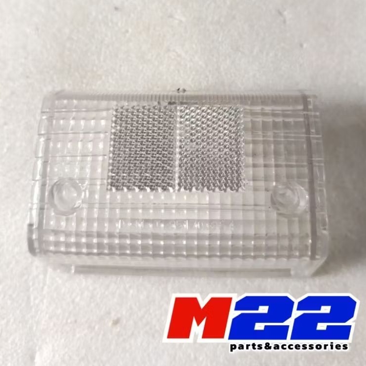 mika kaca stoplamp lampu stop Rem belakang Suzuki RC80 RC100 RC 80 100 bravo DK ( PUTIH )