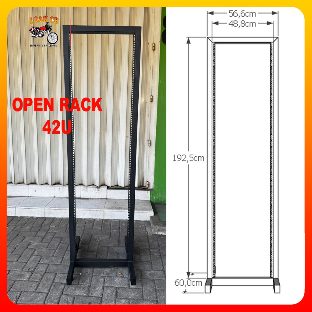OPEN RACK SERVER 32U 42U DEKSTOP RAK RACKMOUT HTB SWITCH ROUTER JARINGAN INTERNET WIFI