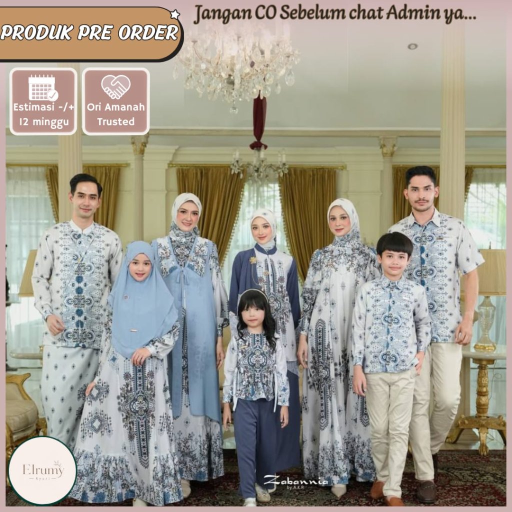 Swara takbir famset lebaran 2027 by Zabannia OPEN PRE ORDER READY JANUARI 2027 family set sarimbit c