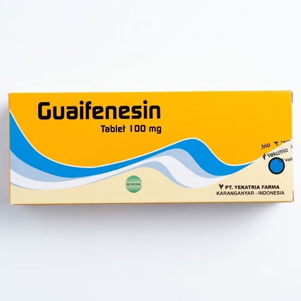 GUAIFENESIN Tablet 100mg (10 Strip @ 10 Tablet /Dus) - YEKATRIA FARMA