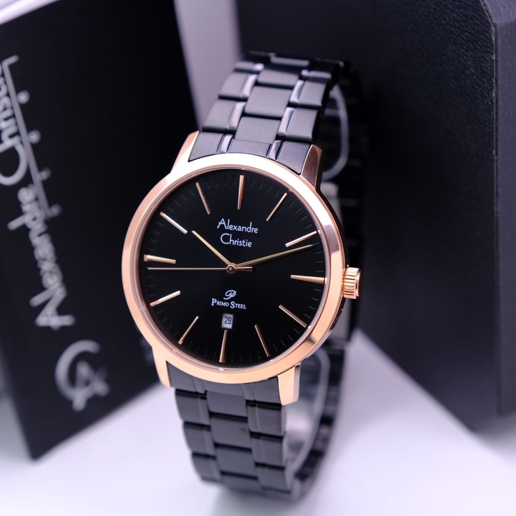 Jam Tangan Alexandre Christie Pria AC 1028 AC1028  Original Garansi Resmi Alexander Christie 1028