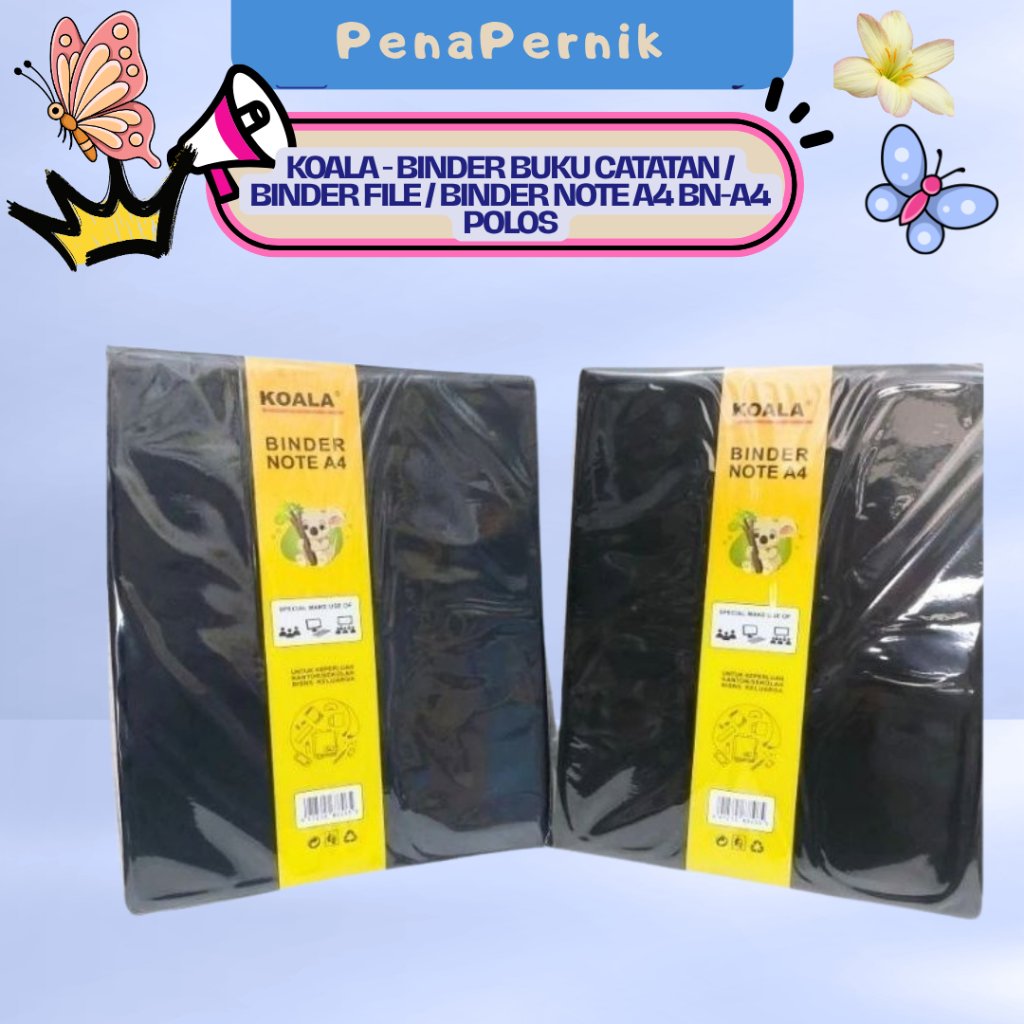 KOALA - BINDER BUKU CATATAN / BINDER FILE / BINDER NOTE A4 BN-A4 POLOS