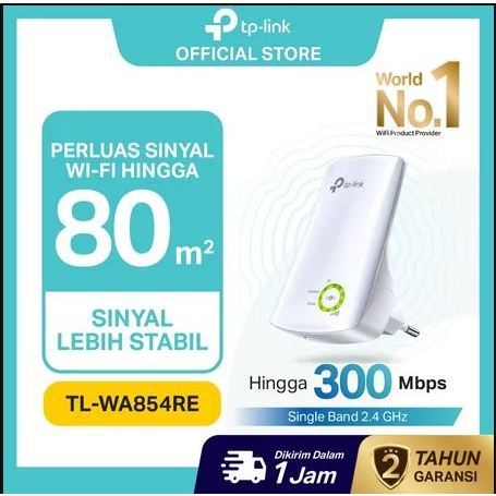 TP-Link | TL-WA854RE | WiFi Extender | WiFi Repeater | Penguat Sinyal | Penangkap Sinyal | Penguat J