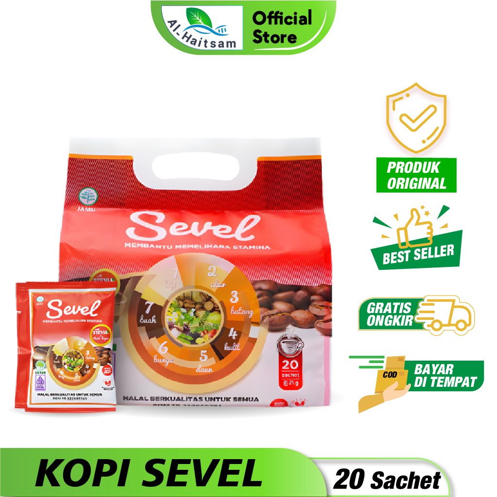 KOPI SEVEL 7 ELEMEN ISI 20 SACHET - KOPI 7 ELEMEN