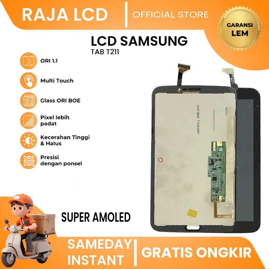 LCD Samsung Tab T211 - Fullset Touchscreen Original