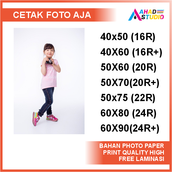 CETAK FOTO BESAR 40X50 (16R)
