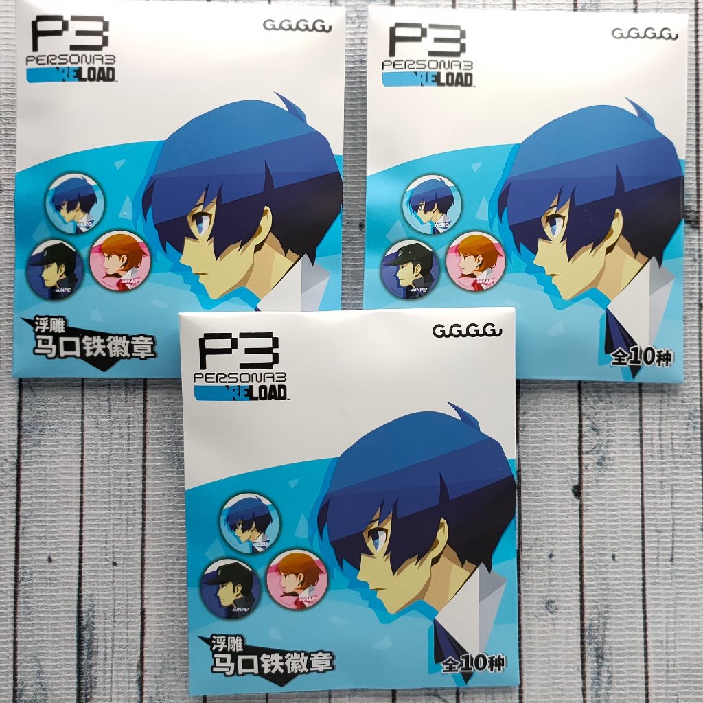 P3R Persona 3 Reload Side Profile Can Badge [Random]