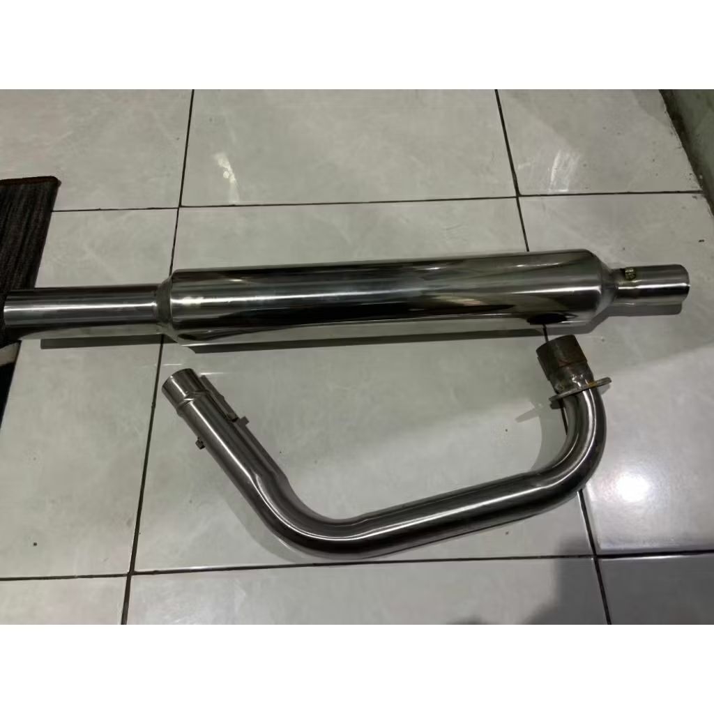 knalpot custom suara RE japstyle scorpio tiger mp bobber