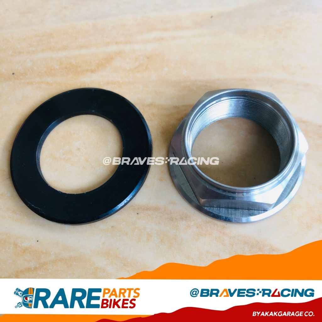 Nut + Ring Proarm Stainless Steel for NSR SP - Mur Proarm