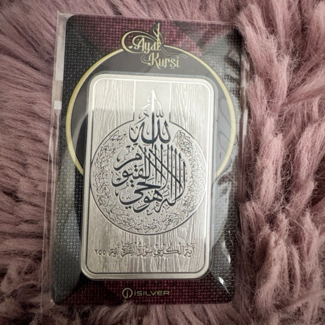 Finesilver perak ayat kursi isilver  1 oz