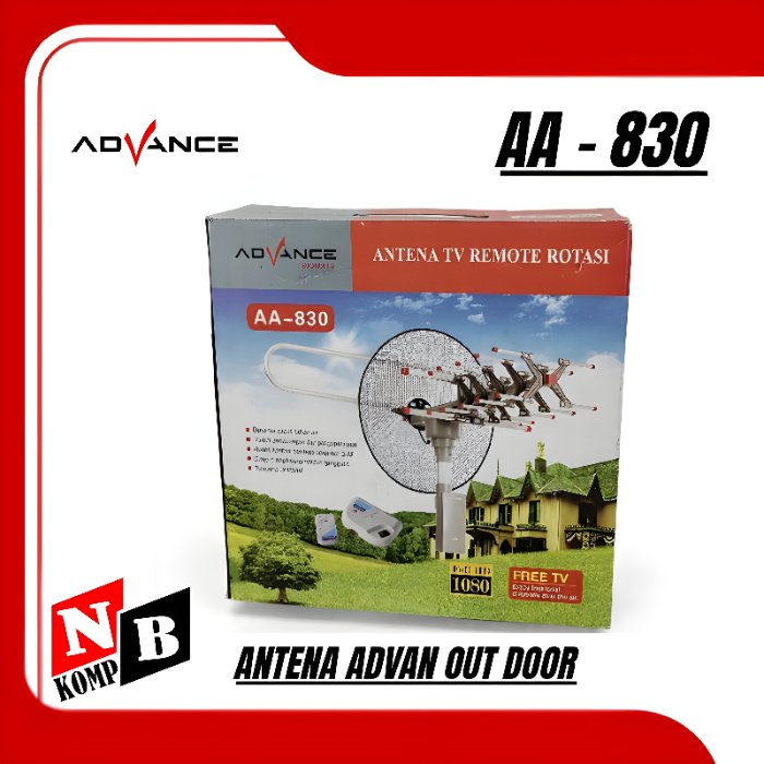 Antena TV Advance AA-830 Antena TV Remote Rotasi Outdoor
