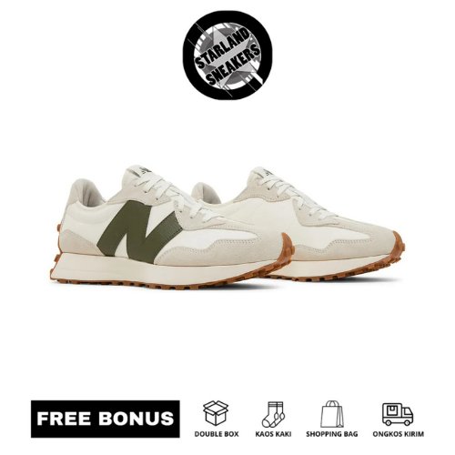 StarlandSneakers - Sneakers NB 327 Oatmeal Oak Green Made In Vietnam