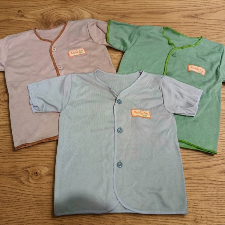 Baju Bayi Baru Lahir Lengan Pendek Zahdan