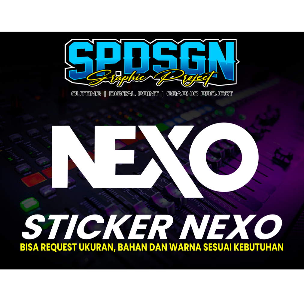 Sticker Logo Nexo Hardcase Box Sound