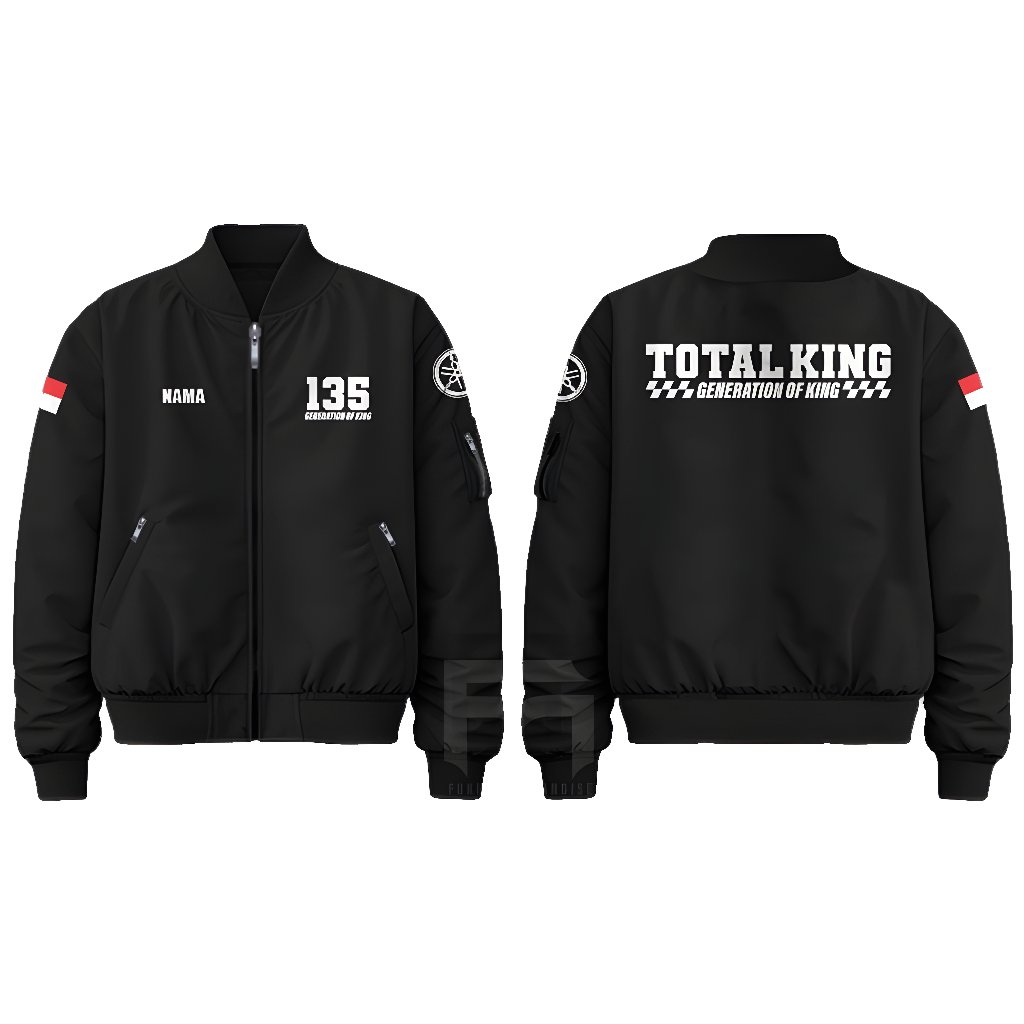 Jaket Bomber Total King RxKing 135 Geration Of King Taslan