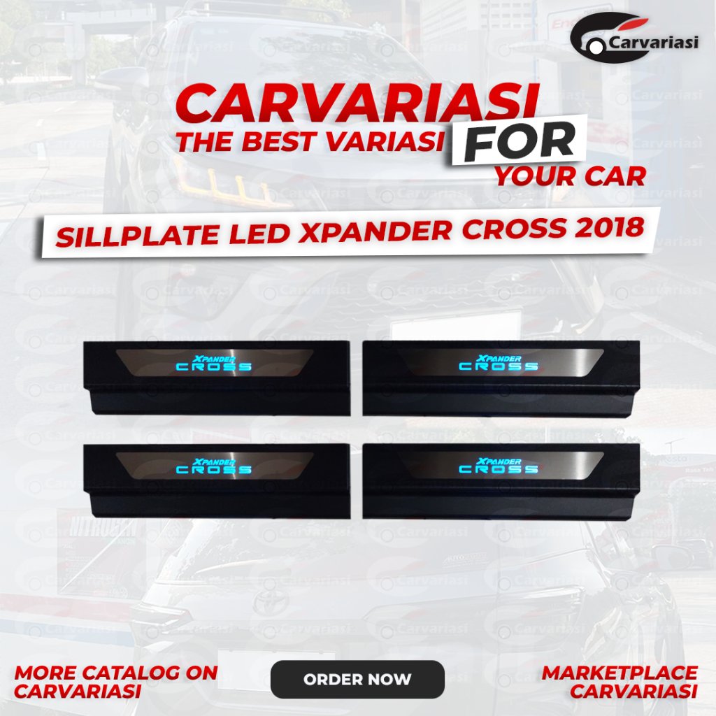 SILLPLATE XPANDER CROSS 2018 LED SILL PLATE XPANDER CROSS 2018 LED BLUE