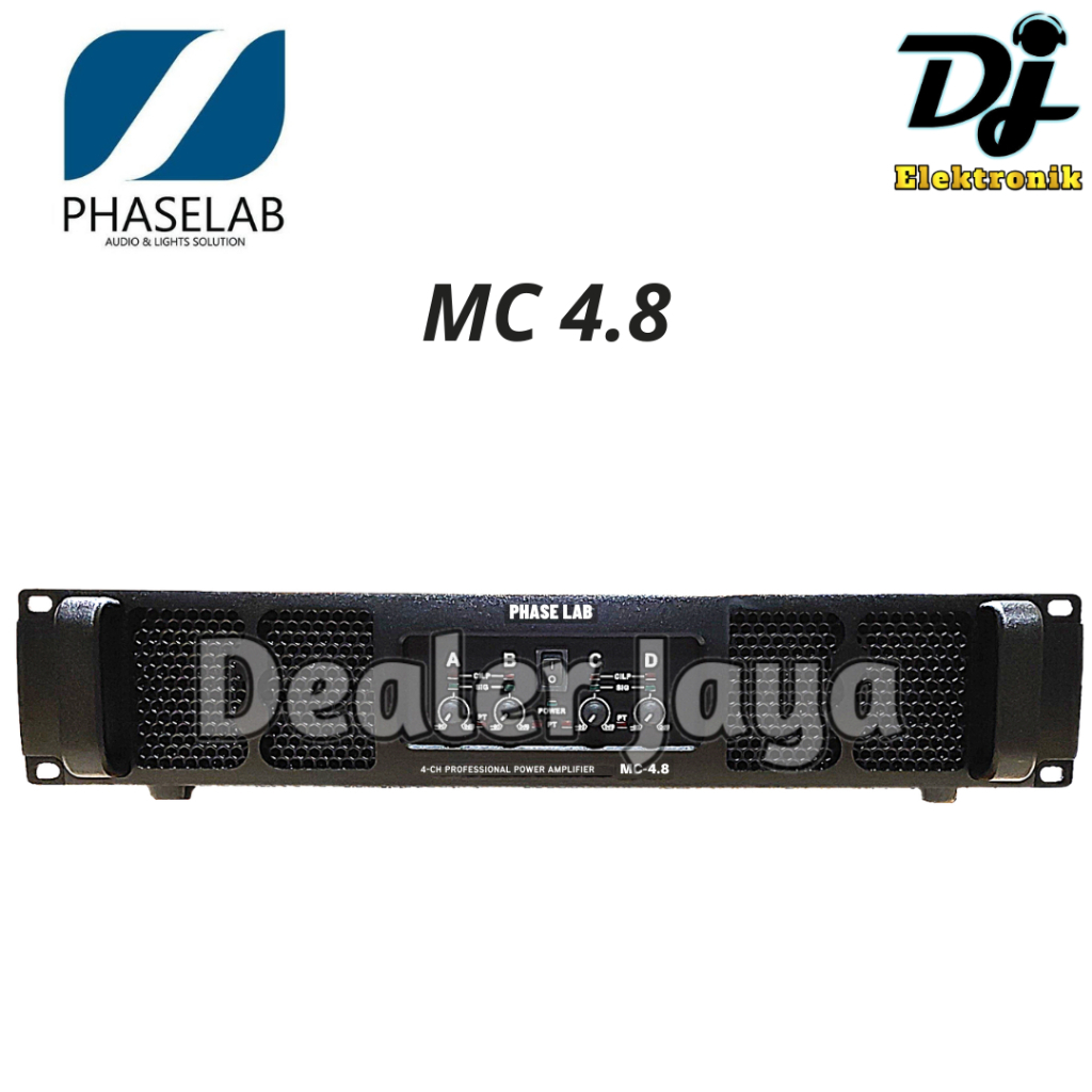 Power Ampli Phase Lab / Phaselab MC 4.8 / MC4.8 - 4 channel