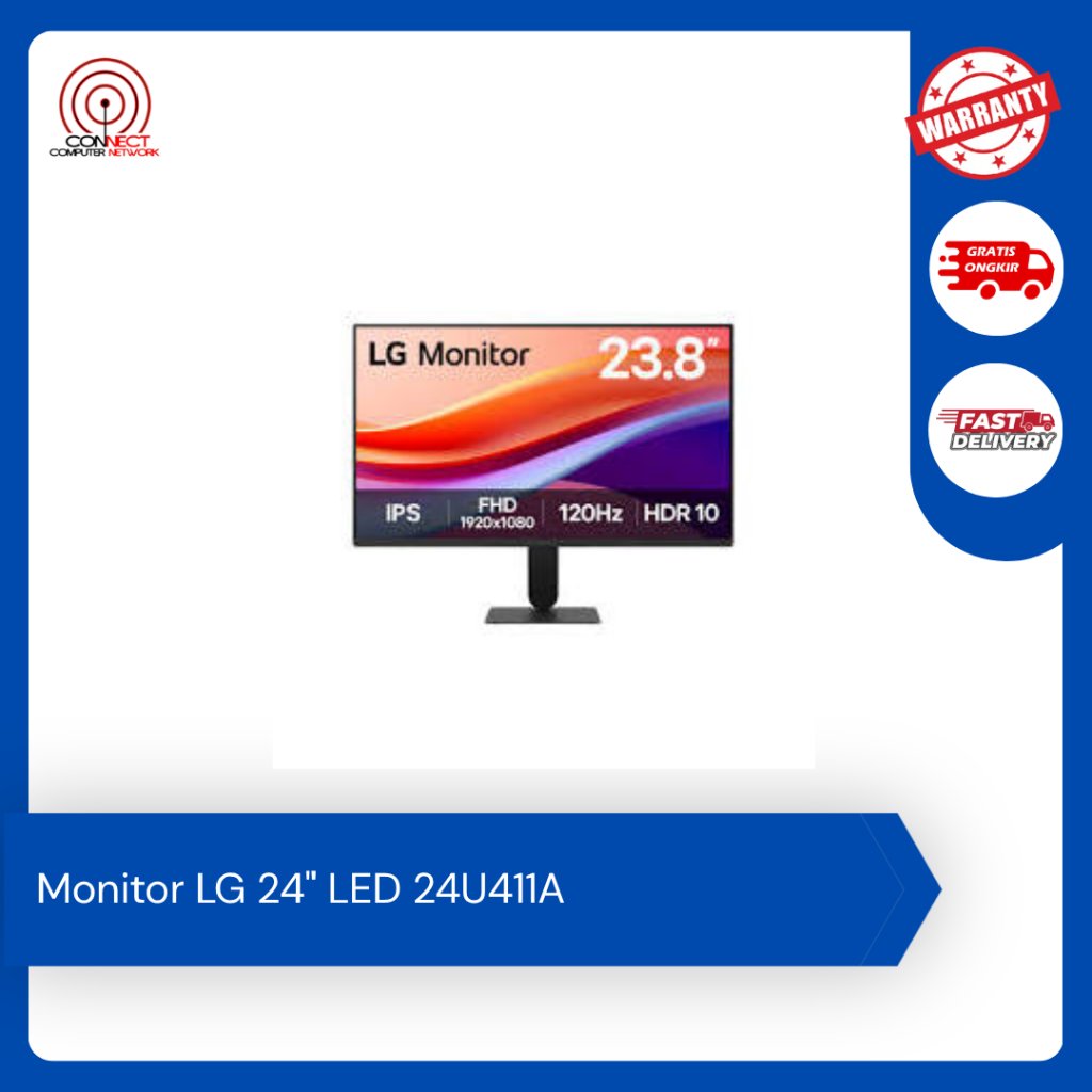 Monitor LG 24" LED 24U411A