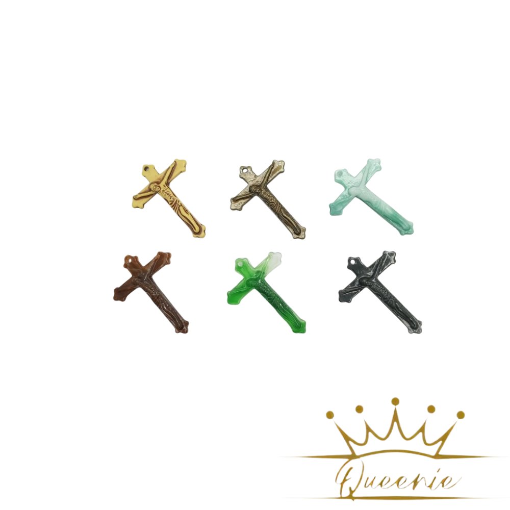 Salib Kecil Yesus | Bandulan Salib Uk 4cm | Salib Kecil Kayu