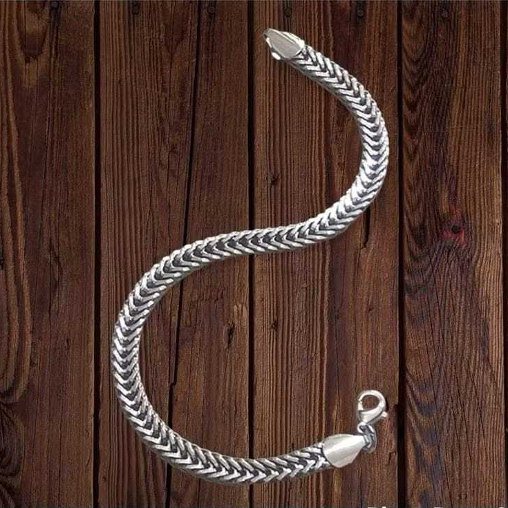 gelang titanium pria wanita model sisik naga ukir 100% ORIGINAL