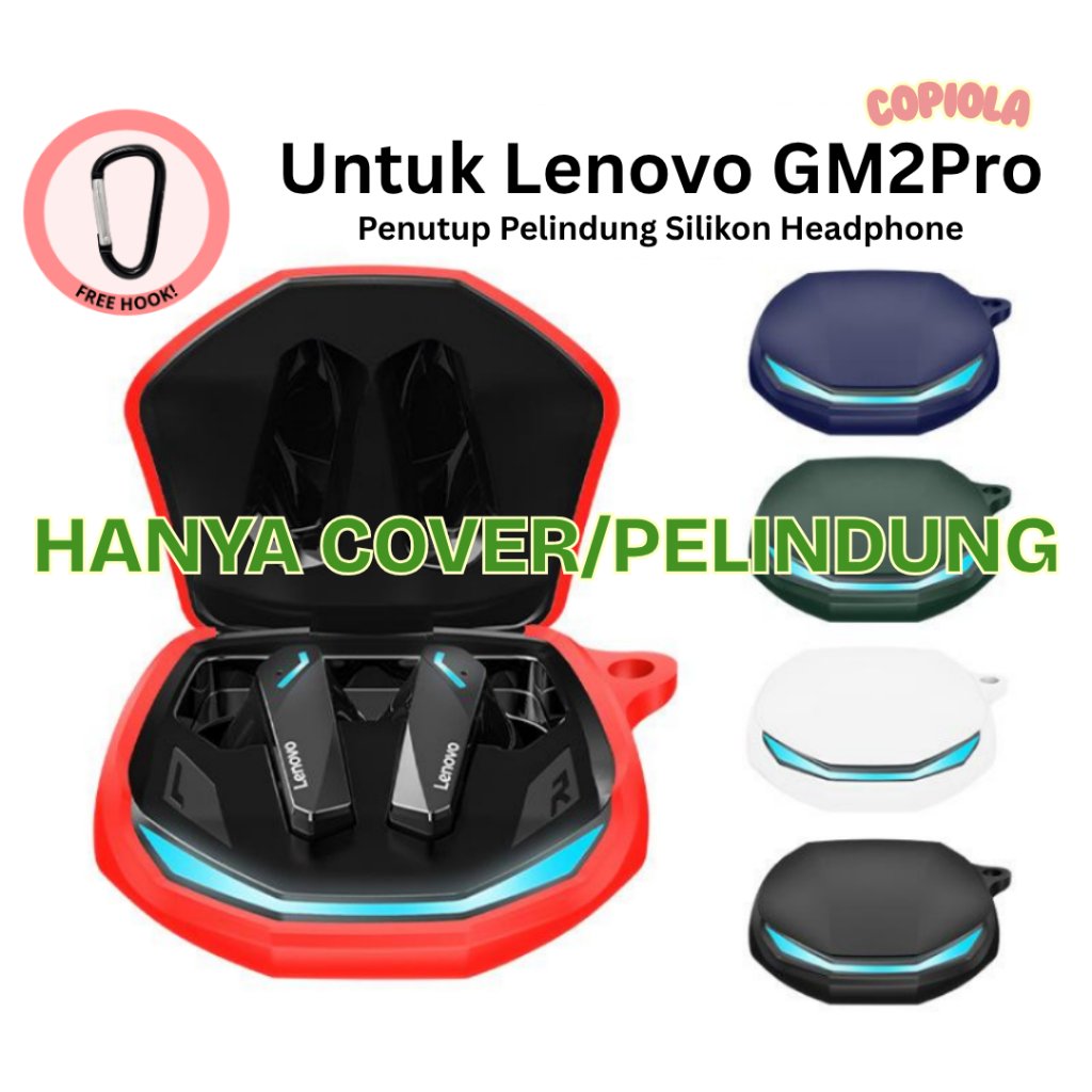 Case Silikon Lenovo GM2 Pro Pelindung Silikon Softcase Untuk Lenovo GM2 Pro Monster TWS earphone